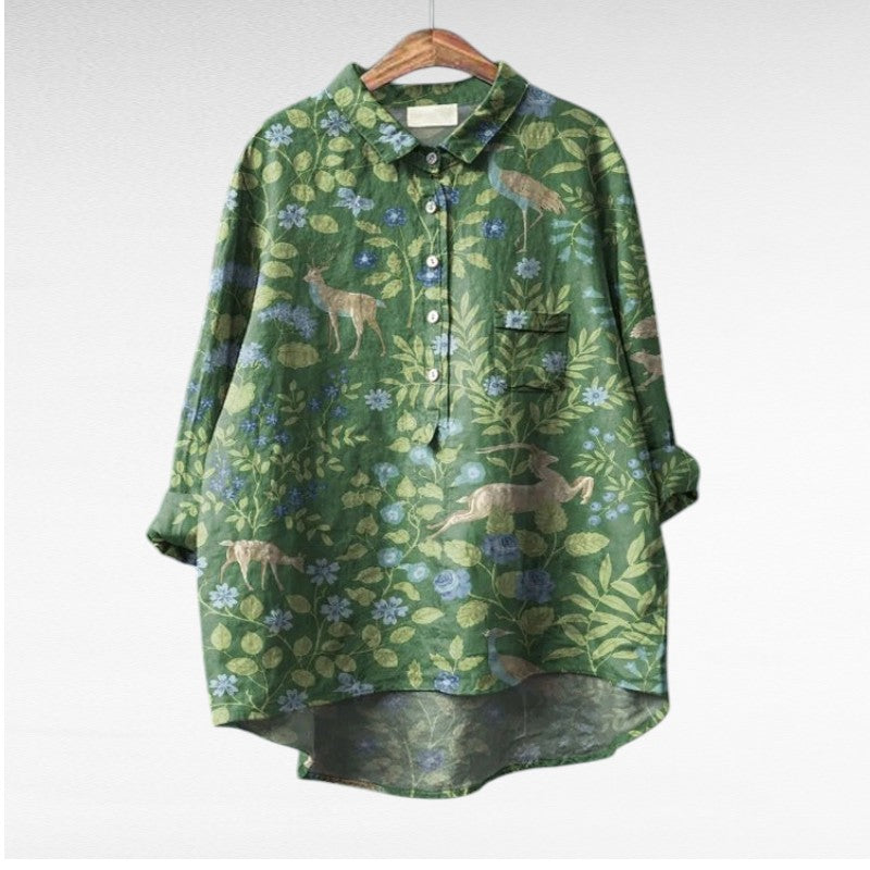 Mireva - Blusa Elegante Vintage