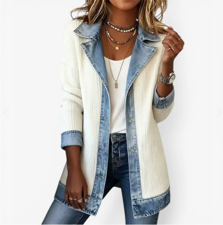Emilia – Chaqueta vaquera efecto mixto