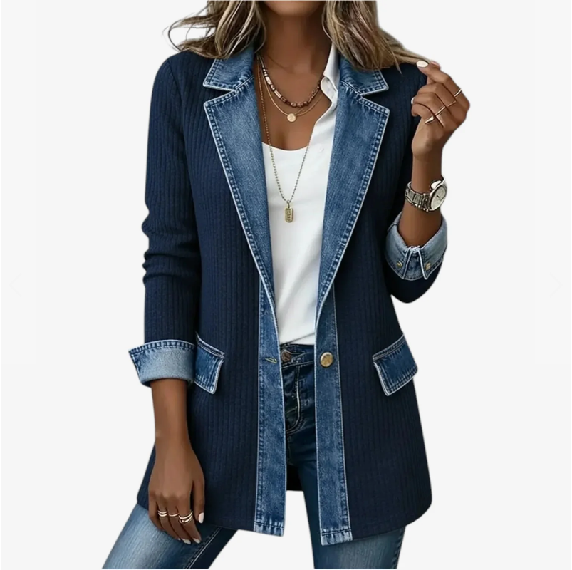 Emilia – Chaqueta vaquera efecto mixto