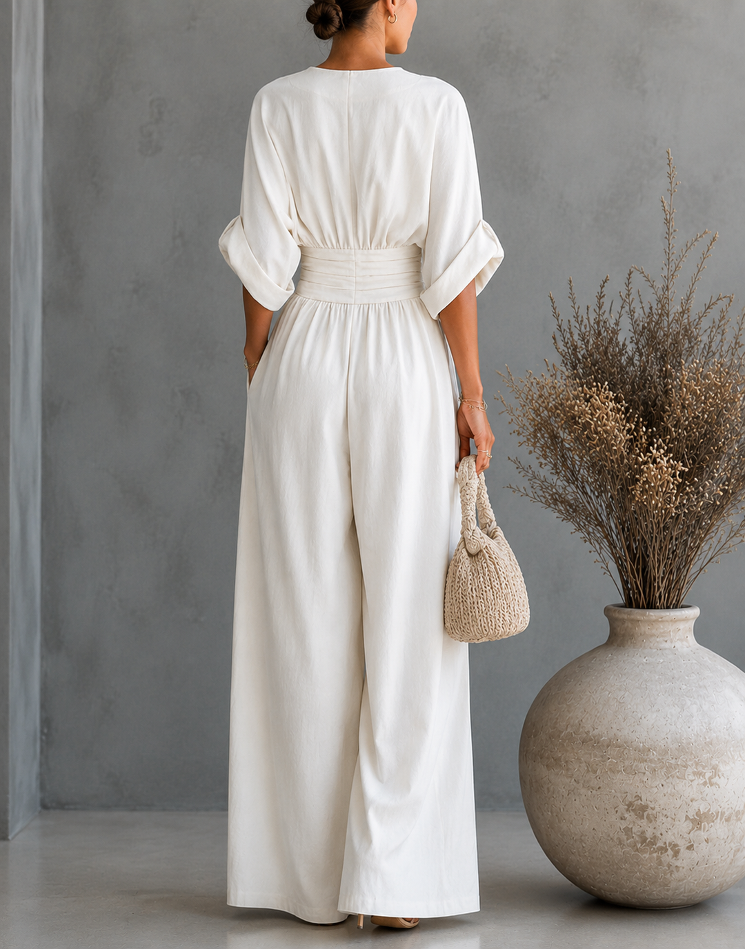 ALESSIA | Mono Elegante de Pierna Larga