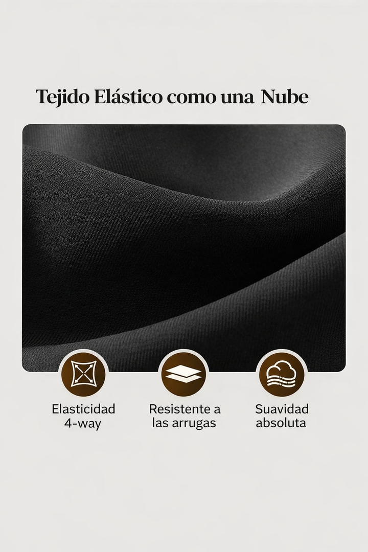 Pantalones casuales de mujer de cintura alta y pierna ancha