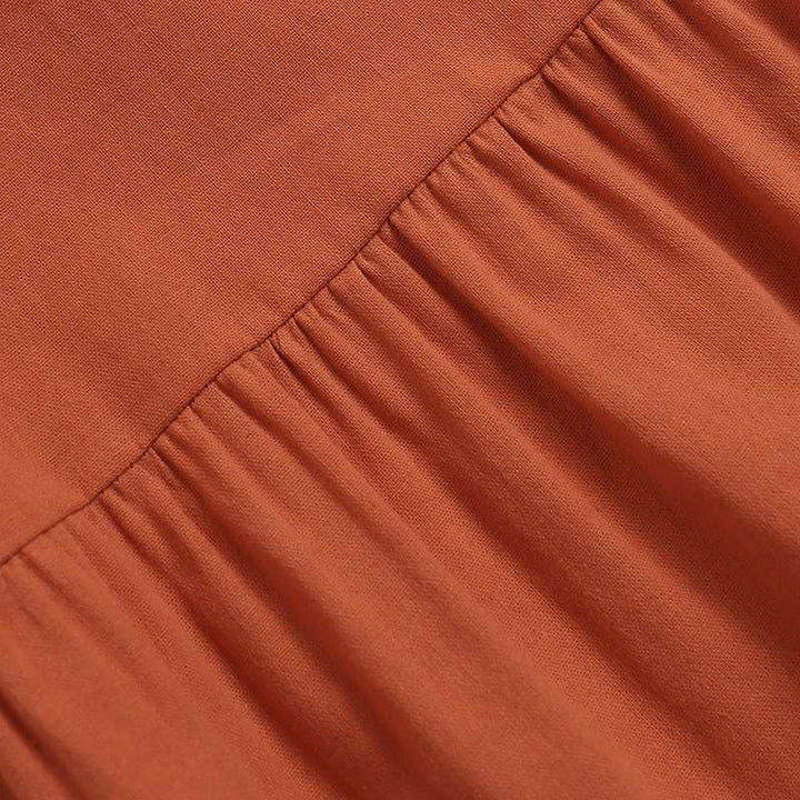Giselle - Blusa boho de algodón suave con manga larga