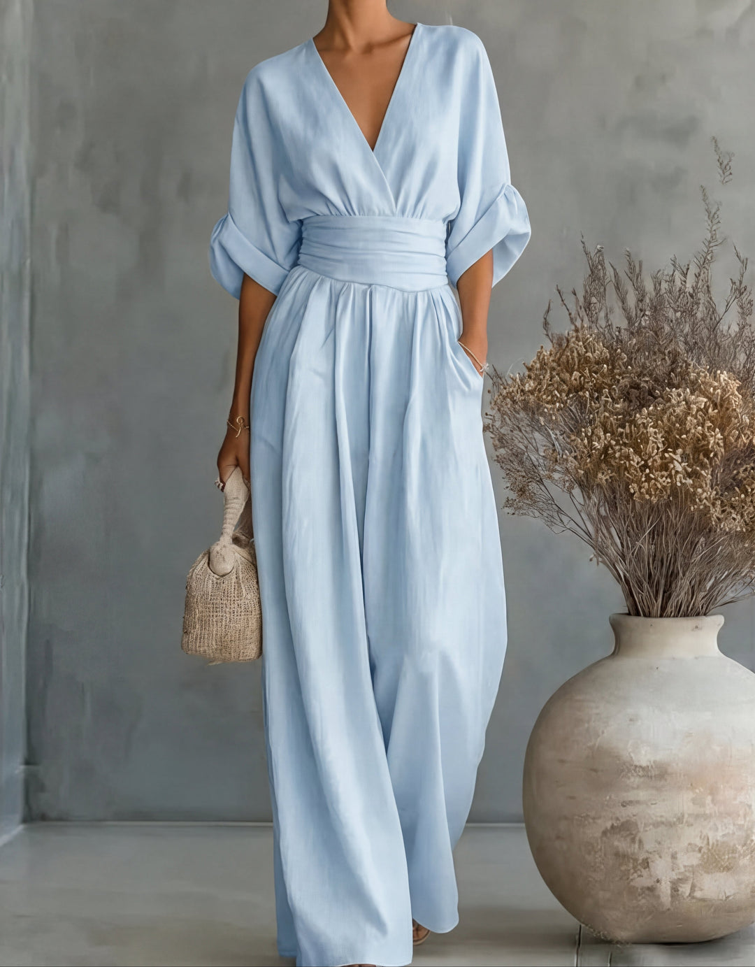 ALESSIA | Mono Elegante de Pierna Larga