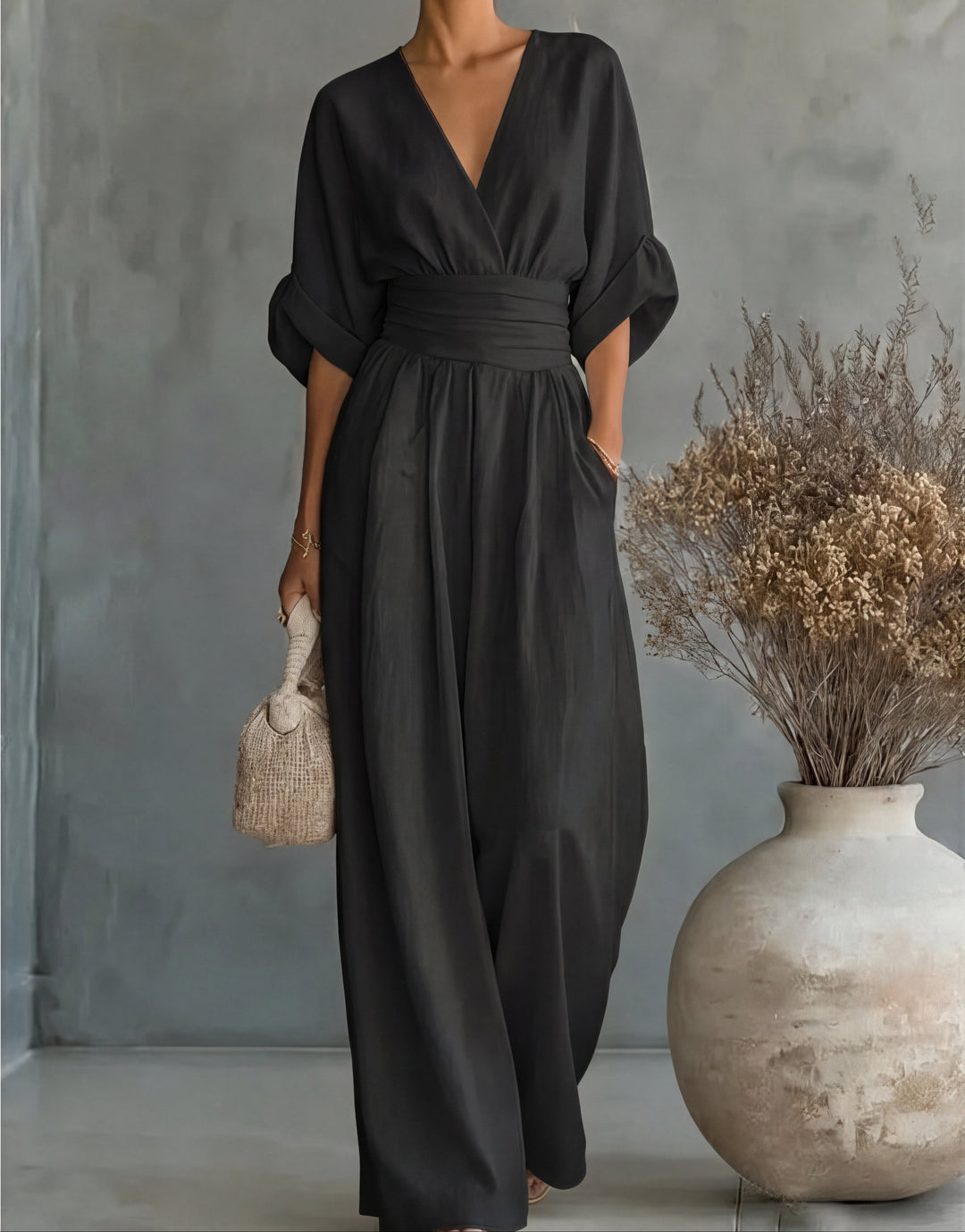 ALESSIA | Mono Elegante de Pierna Larga