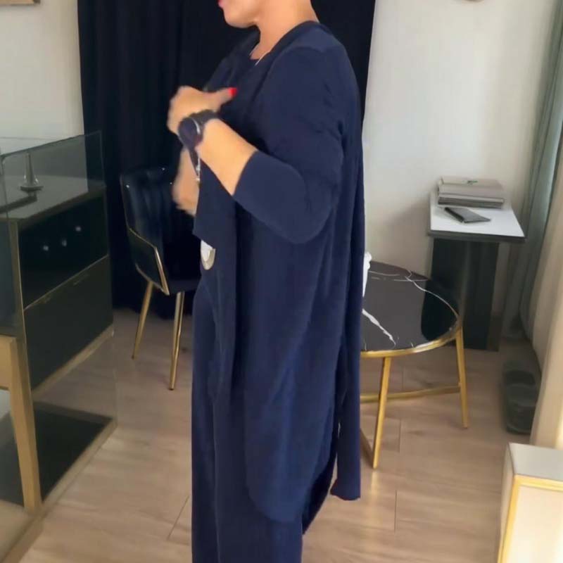 Conjunto 3 piezas- Top, Pantalón y Cárdigan